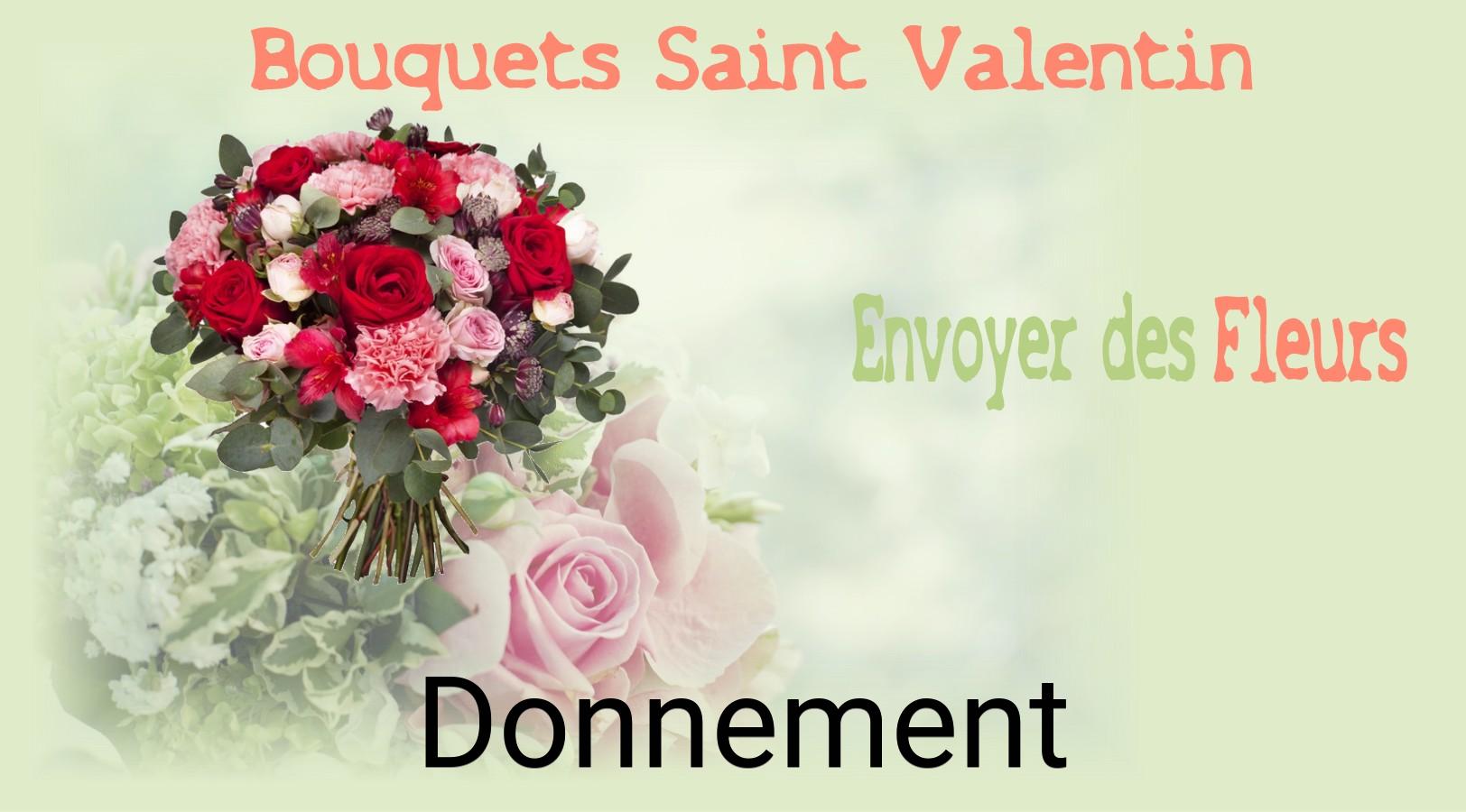 Roses de Saint-Valentin livrées à Donnement
